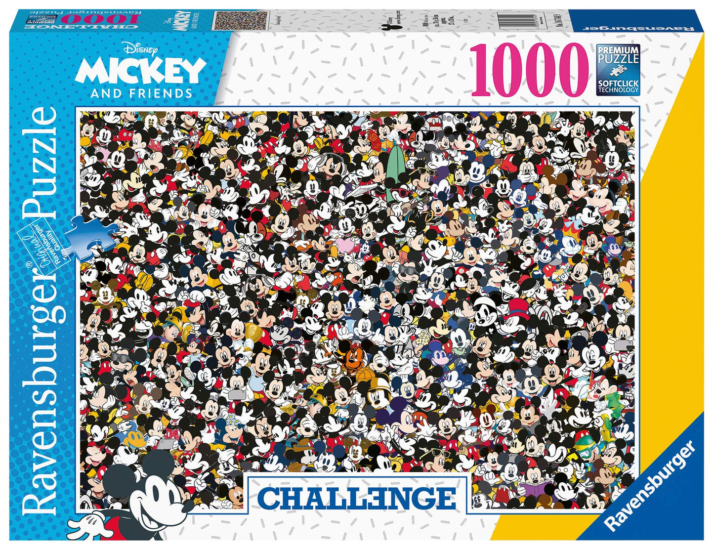 Ravensburger: Challenge Mickey van Disney, puzzel van 1000 stukjes