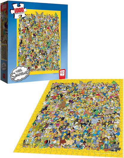 The Simpsons - Cast of Thousands, 1000 Piece Puzzle