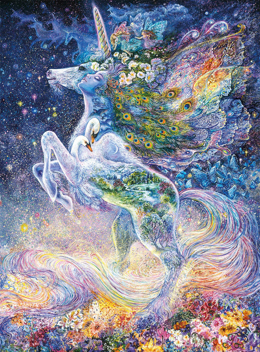 Soul of a Unicorn by Josephine Wall, Mounted Print