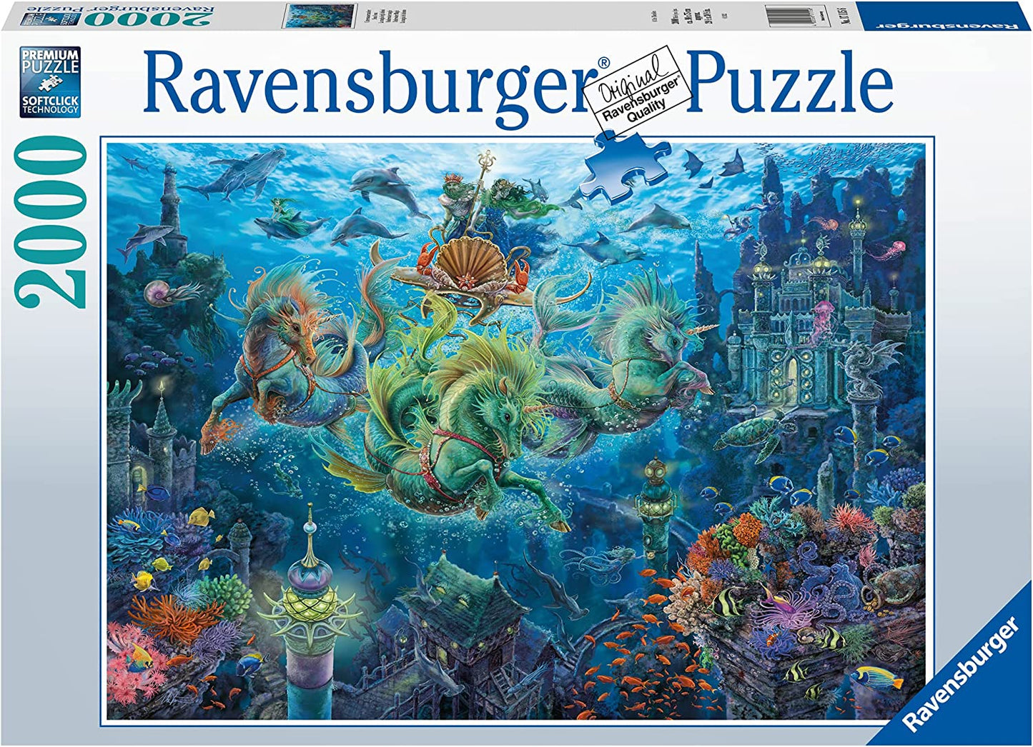 Ravensburger onderwatermagie van Ute Thoniben, puzzel van 2000 stukjes