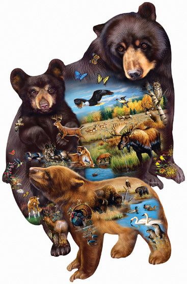 Bear Family by Cynthie Fisher / Lucia Guarnotta, 1000 Piece Puzzle