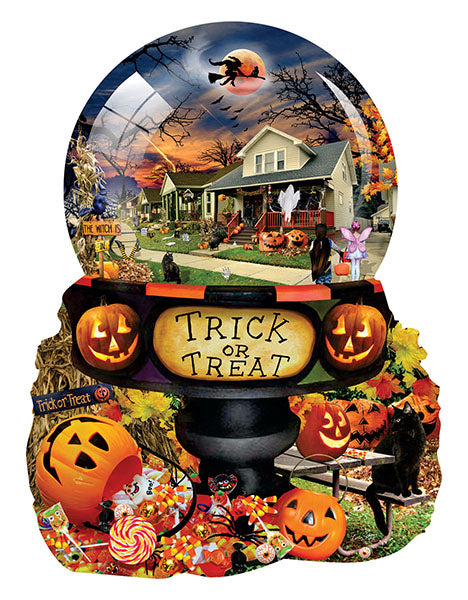 Halloween Globe af Lori Schory, 1000 brikker puslespil