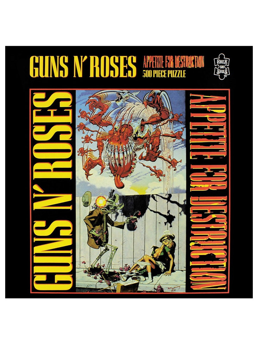 Guns n' Roses - Appetite for Destruction (Europa Cover), 500 brikker puslespil