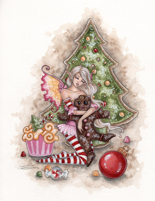 T'was the Night Before Christmas af Amy Brown, lykønskningskort
