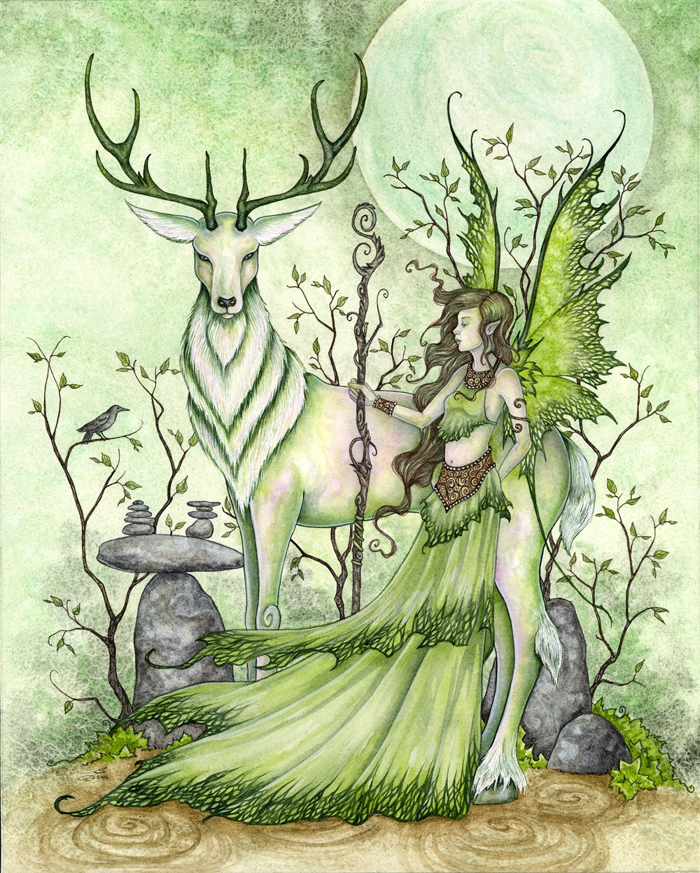 Guardian by Amy Brown, Greeting Card