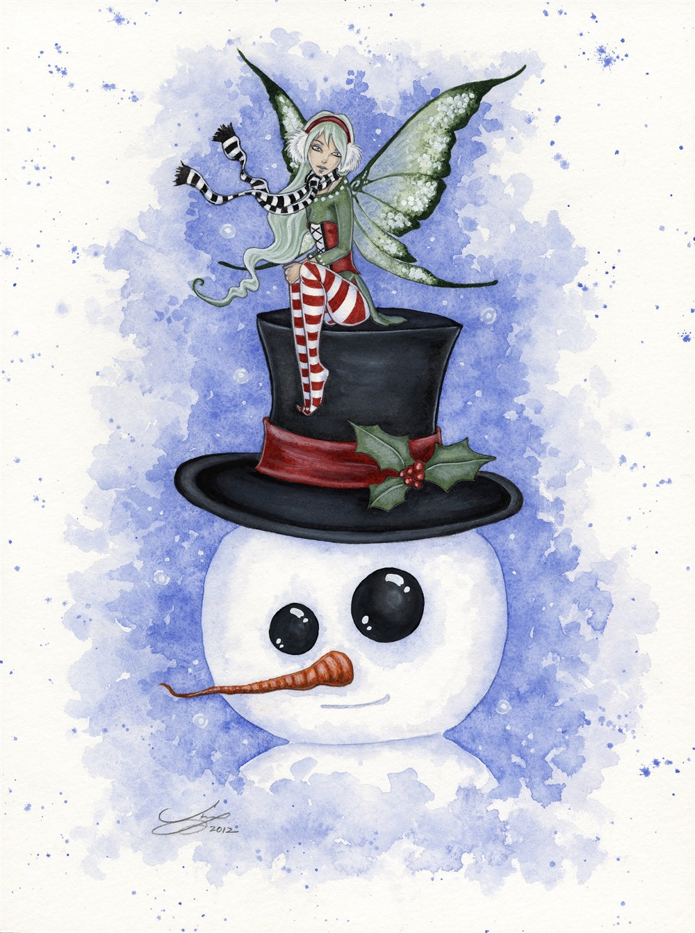Frosty Friends af Amy Brown, lykønskningskort