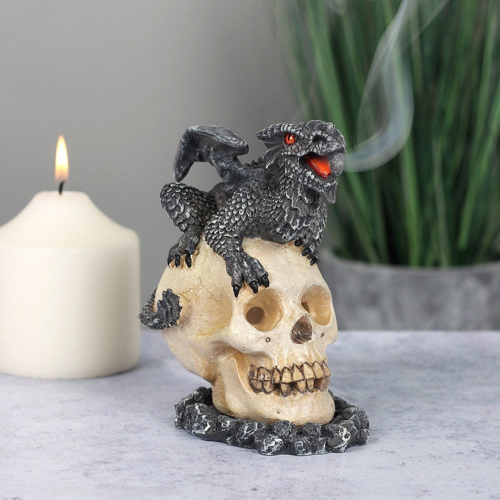 Black Dragon by Anne Stokes, Cone Incense Burner
