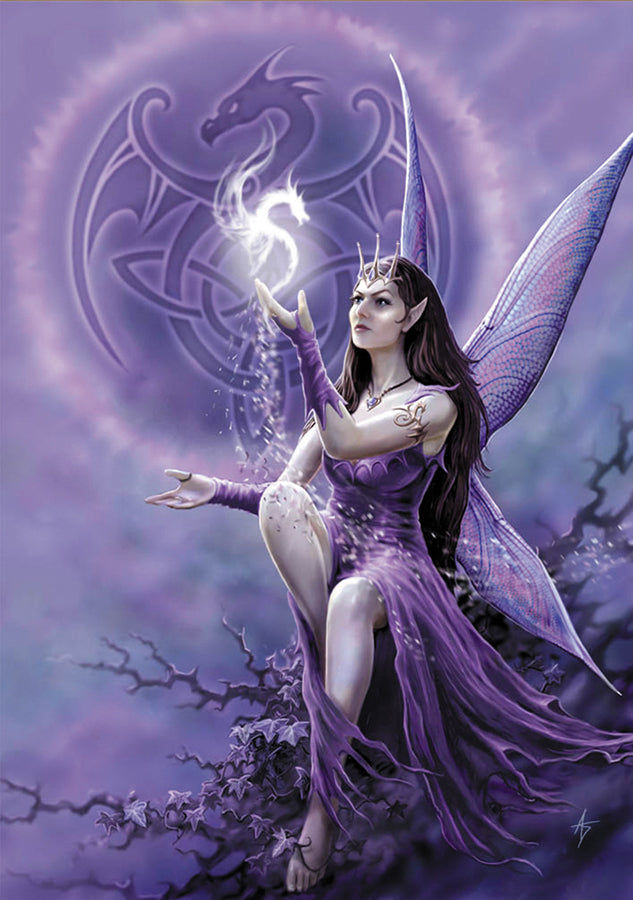 Draco Faerie by Anne Stokes, Greeting Card