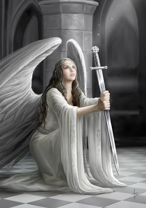 The Blessing by Anne Stokes, Greeting Card