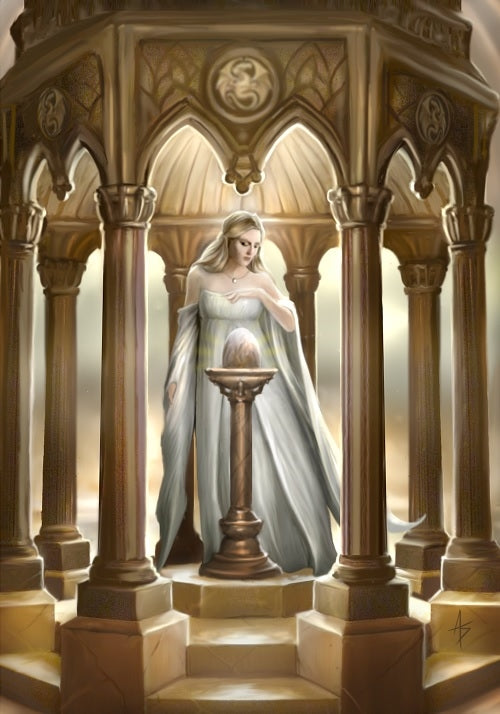 The Egg by Anne Stokes, Greeting Card