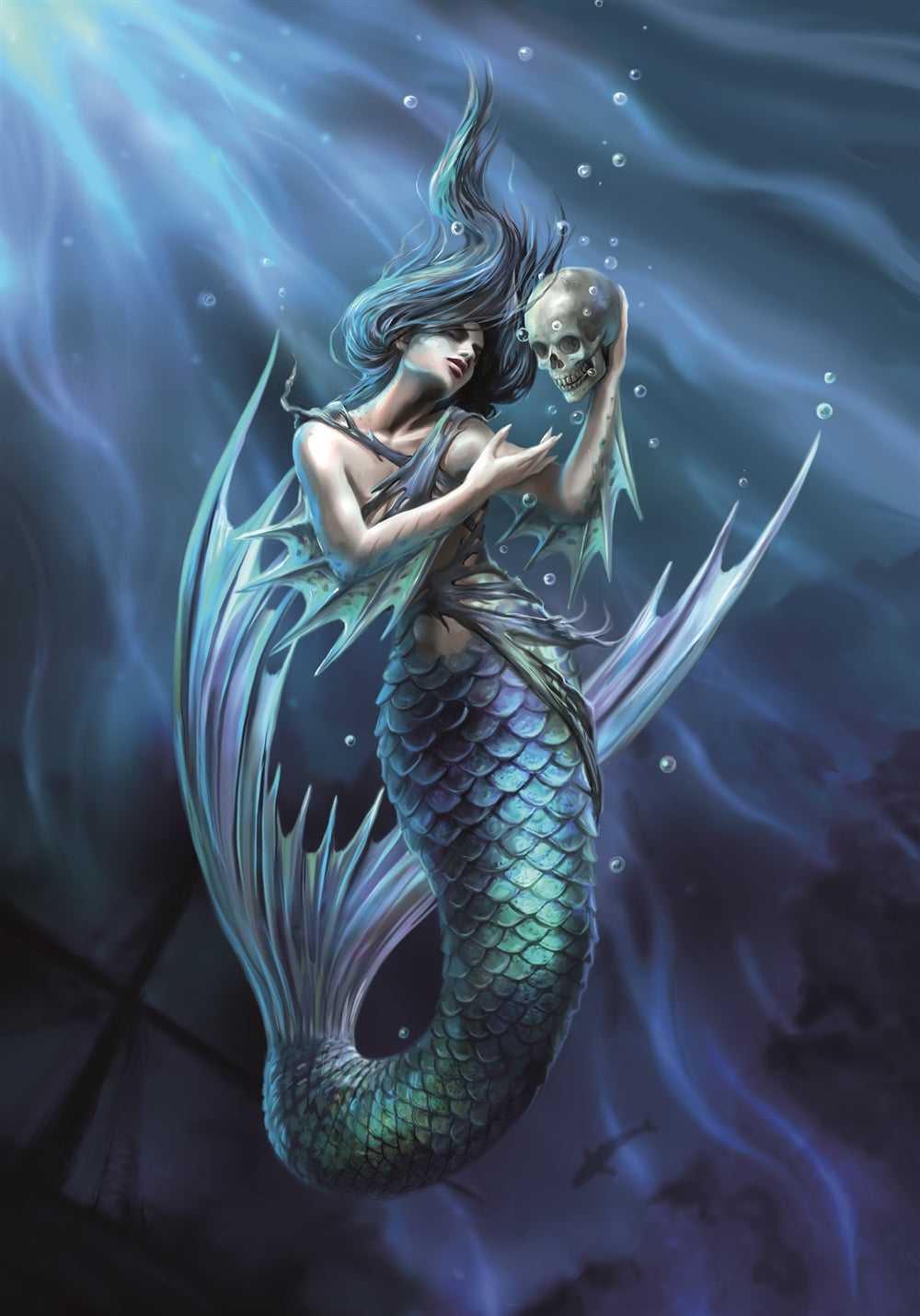 Sailor's Ruin by Anne Stokes, Greeting Card