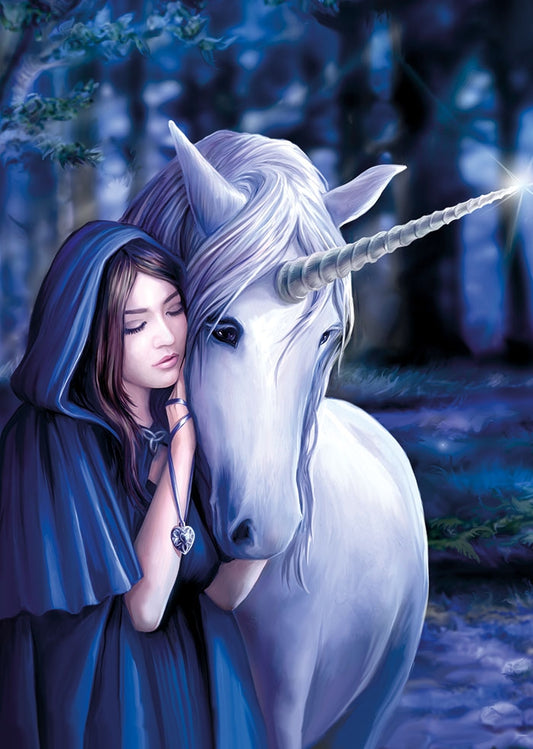 Solace by Anne Stokes, Greeting Card
