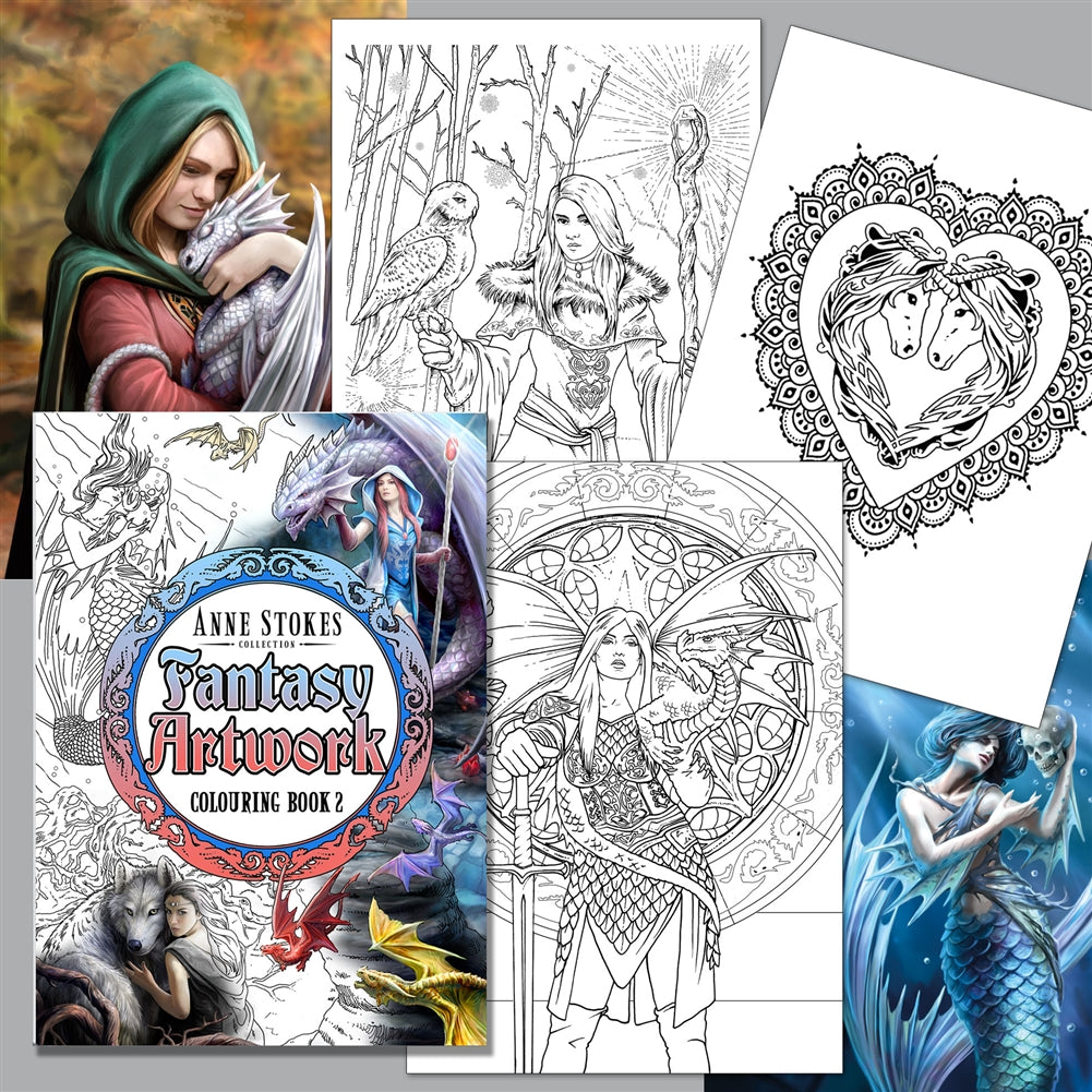 Anne Stokes Coloring Book 2