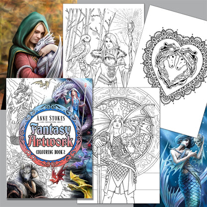 Anne Stokes Coloring Book 2
