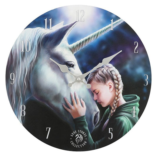 The Wish by Anne Stokes, Wall Clock