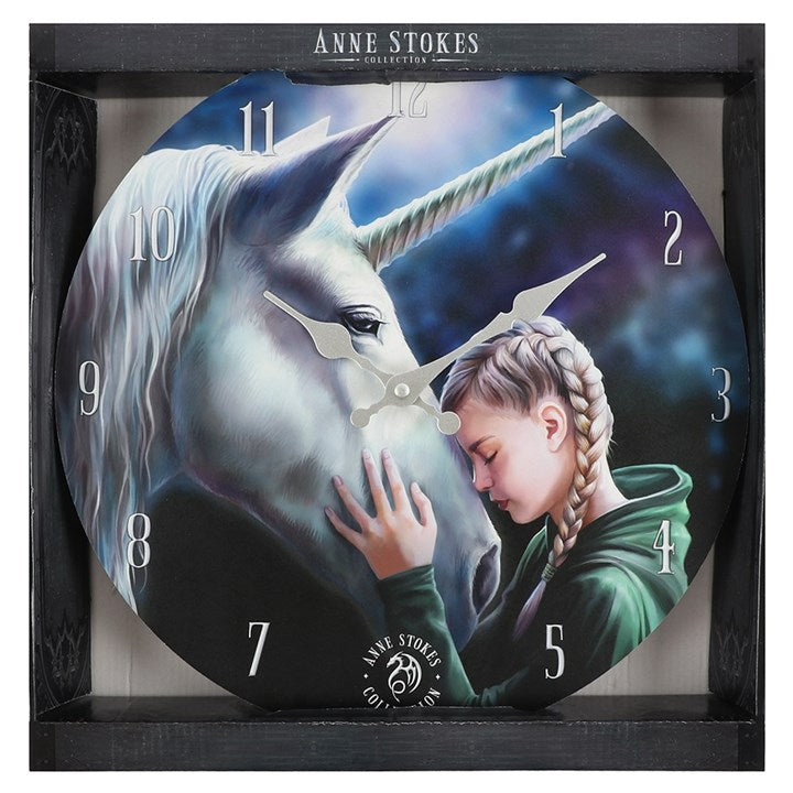 The Wish by Anne Stokes, Wall Clock