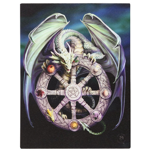 Wheel of the Year by Anne Stokes, Canvas Print