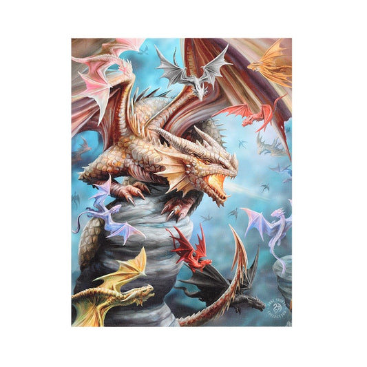 Dragon Clan door Anne Stokes, canvasafdruk