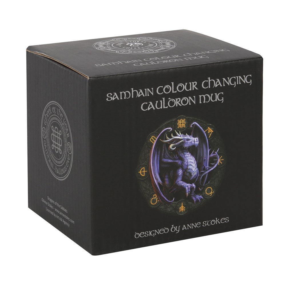 Samhain Color changing mug by Anne Stokes