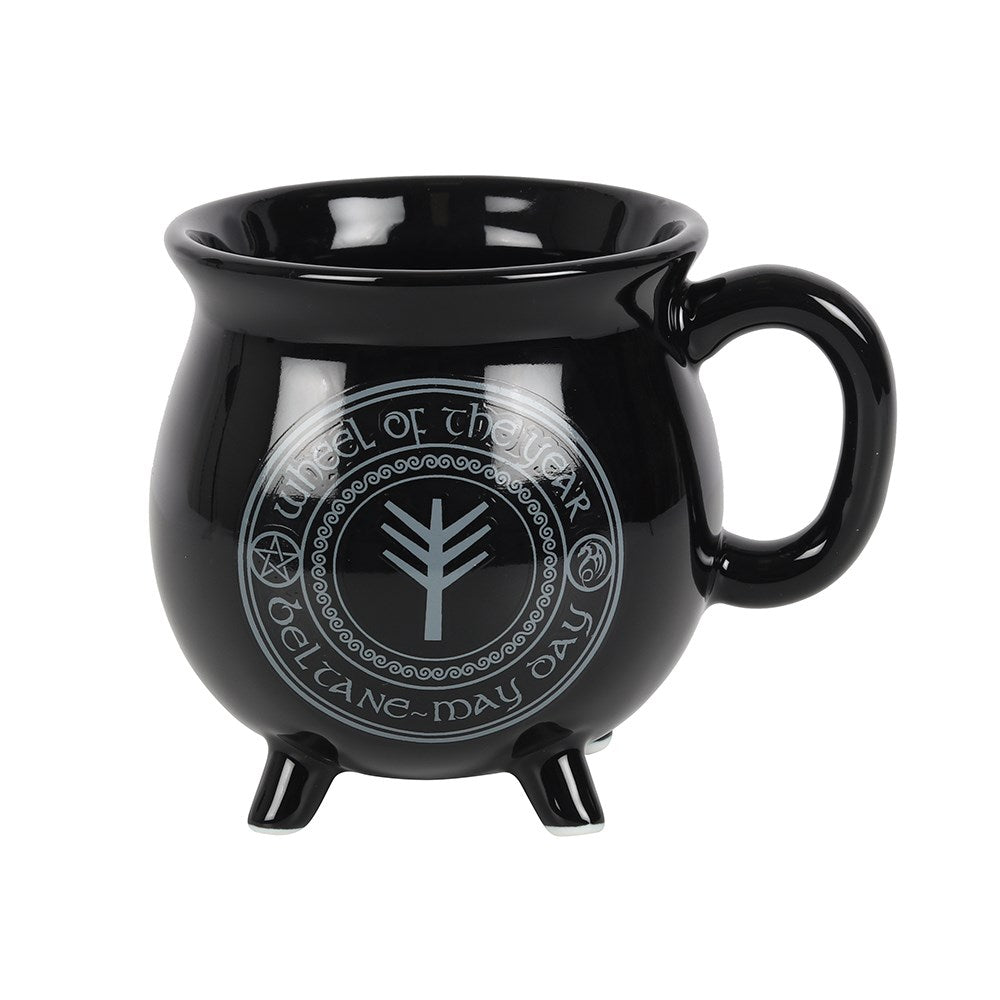 Beltane Color changing mug by Anne Stokes