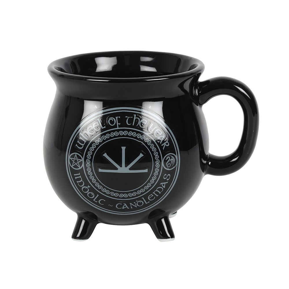 Imbolc Color changing mug by Anne Stokes