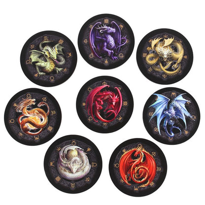 Dragons of the Sabbats Coaster set by Anne Stokes