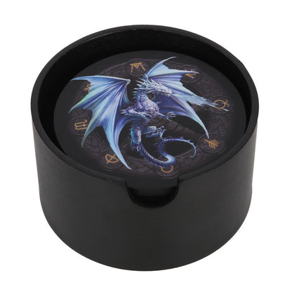 Dragons of the Sabbats Coaster set by Anne Stokes