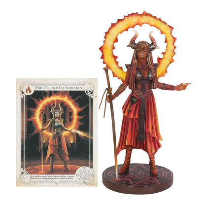 Fire Elemental Sorceress by Anne Stokes, Figurine