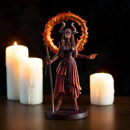 Fire Elemental Sorceress by Anne Stokes, Figurine