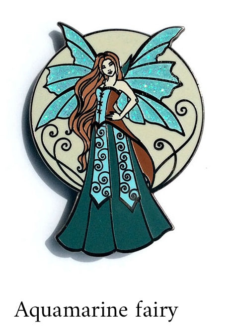 Aquamarine Fairy af Amy Brown, Pin
