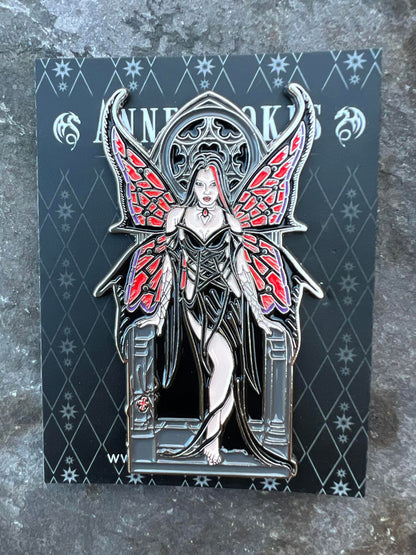 Aracnafaria by Anne Stokes, Enamel Pin