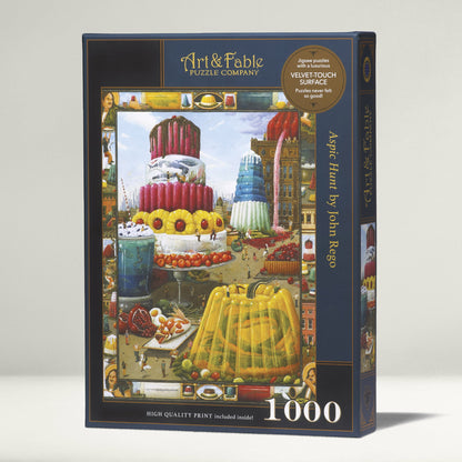 Aspic Hunt by John Rego, 1000 Piece Puzzle