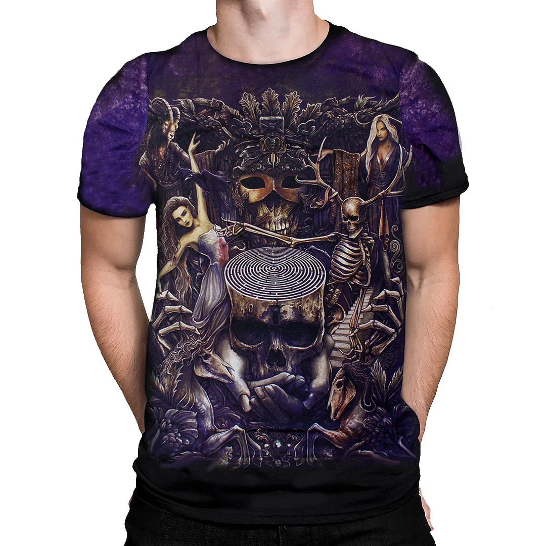 Labyrinth by Chris Lovell, T-Shirt