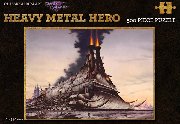 Heavy Metal Hero af Rodney Matthews, 500 brikkers puslespil