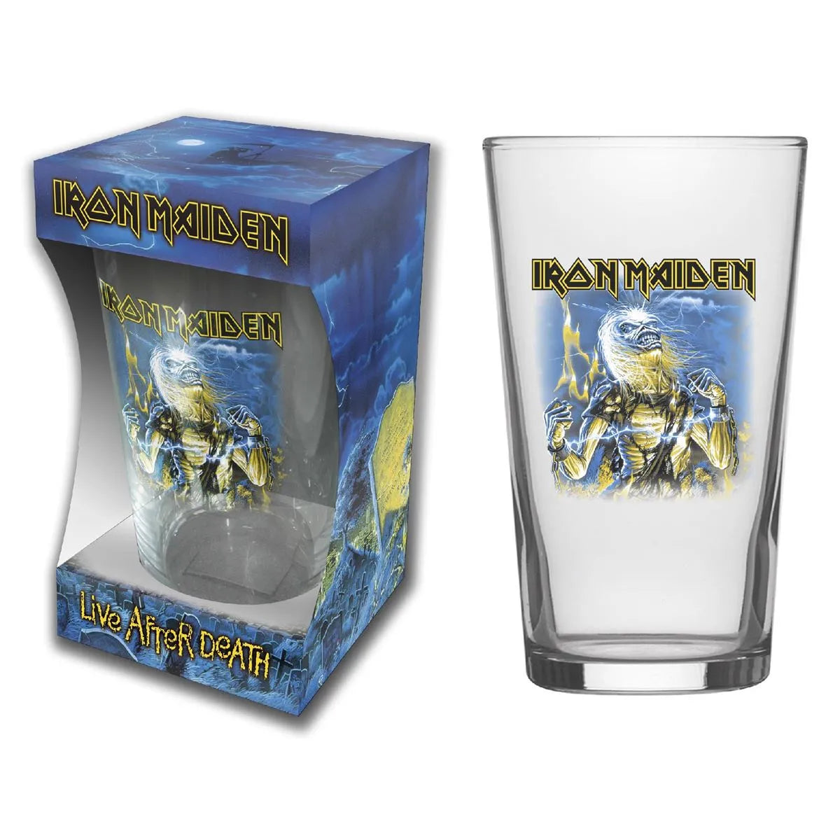 Iron Maiden - Live After Death, Beer Glass