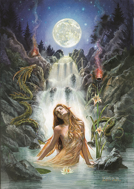 Moon Falls af Briar, lykønskningskort