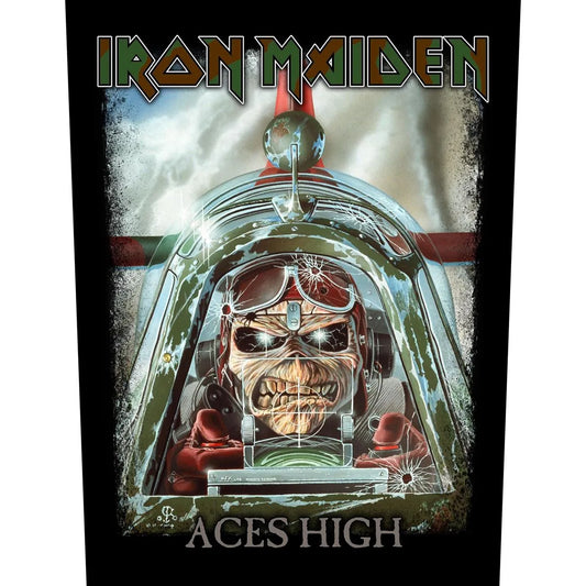 Iron Maiden Aces High, Back Patch