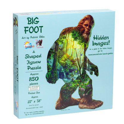 Big Foot by Patrick Ollila, 850 Piece Puzzle