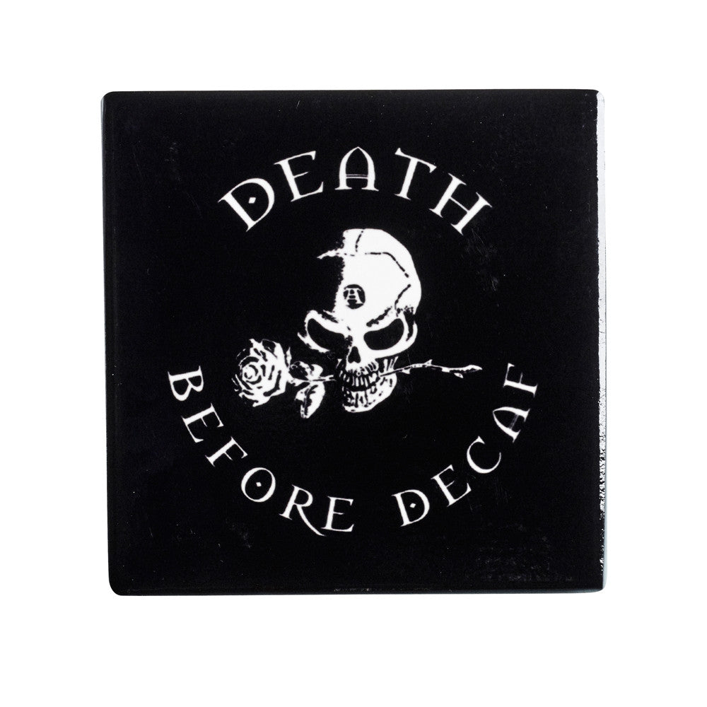 Death Before Decaf af Alchemy England, Coaster