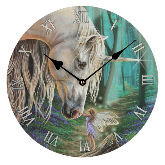 Lisa Parker Fairy Whispers Unicorn Picture Clock