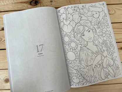 Colouring Heaven Alice in Wonderland Special Issue 92 Featuring Art by EEva Nikunen