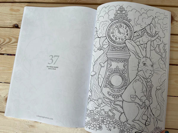 Colouring Heaven Alice in Wonderland Special Issue 92 Featuring Art by EEva Nikunen