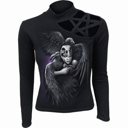 GUARDIAN ANGELS - Pentagram Shoulder Longsleeve Top