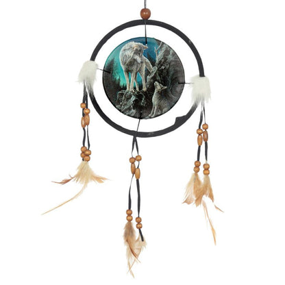 Lisa Parker Guidance Wolf Design Dreamcatcher