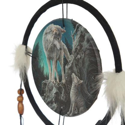 Lisa Parker Guidance Wolf Design Dreamcatcher