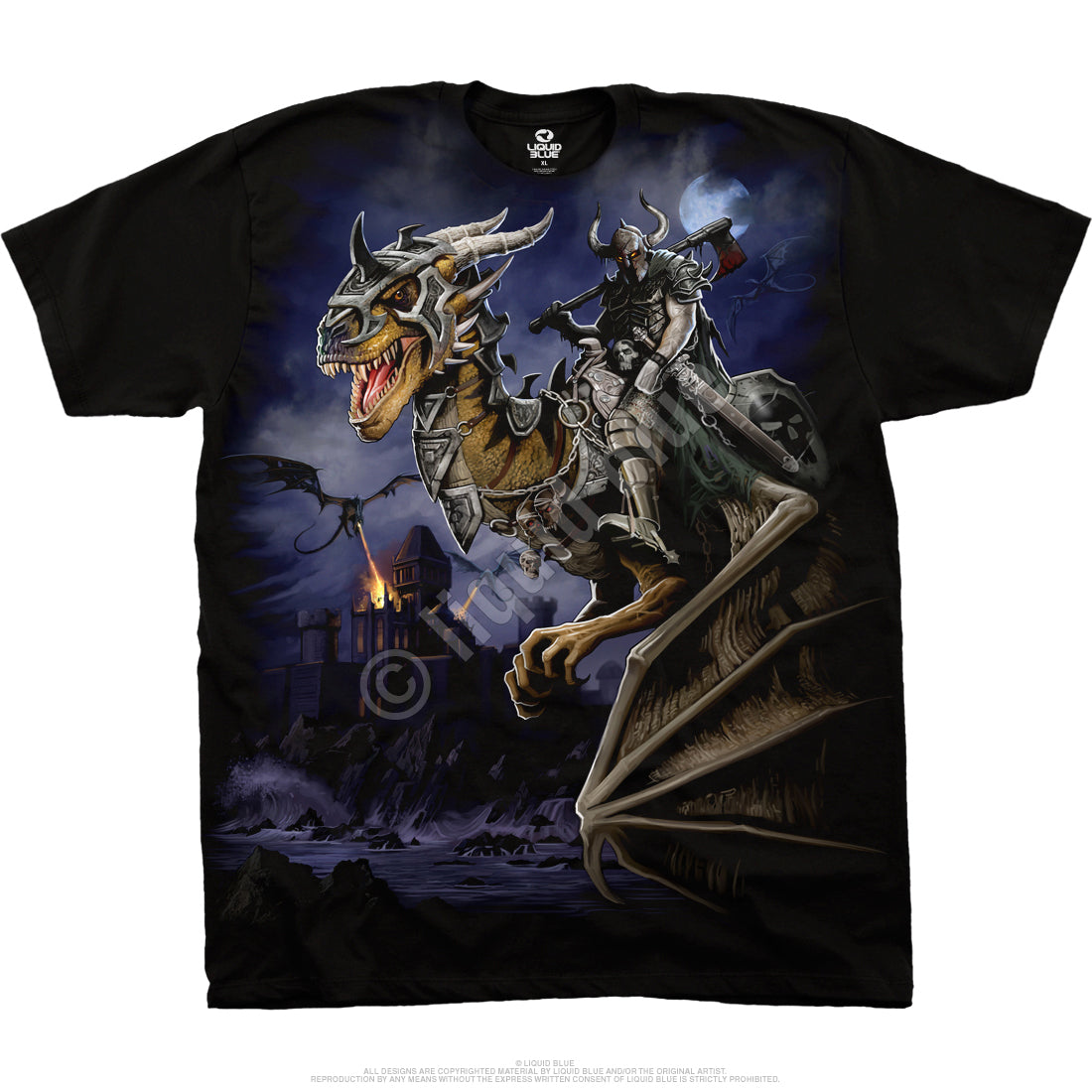 Dragon Master fra Liquid Blue, T-shirt