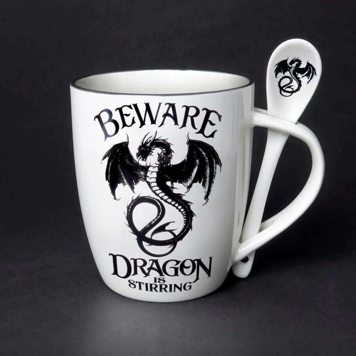 Dragon is Stirring, Mug and Spoon set by Alchemy