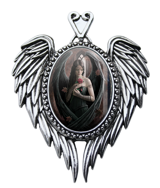 Angel Rose by Anne Stokes, Cameo Pendant