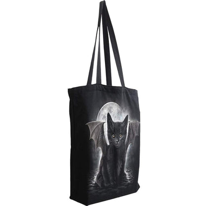 BAT CAT - Bag 4 Life - Canvas 80z Long Handle Tote Bag