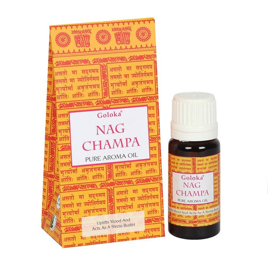 Goloka Nag Champa, pure aroma-olie
